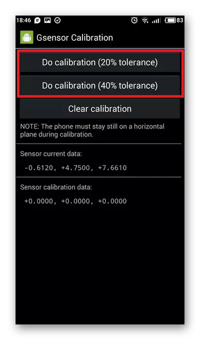 Do Calibration in the Engineering Menu