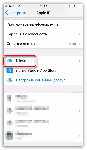 Impostazione di ICloud su iPhone