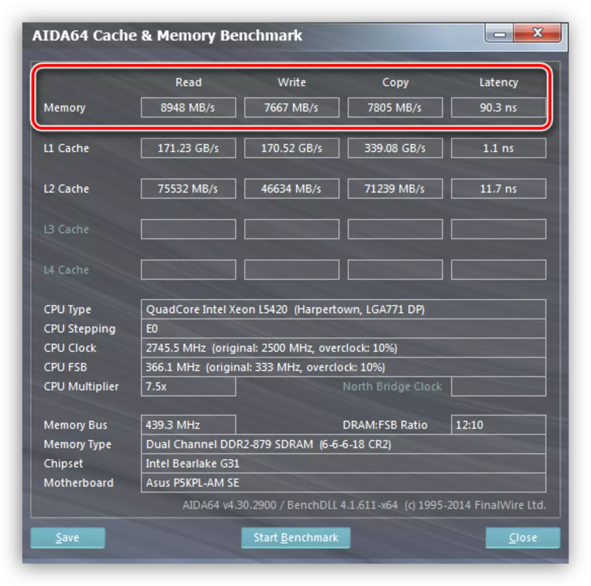 AIDA64 бағдарламасындағы Ram қойылымын тексеру