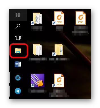 Windows 10-da tapşırıq çubuğu vasitəsilə keçiriciciyə başlamaq