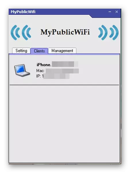 Klienter-fanen for å se MyPublicwifi-brukere