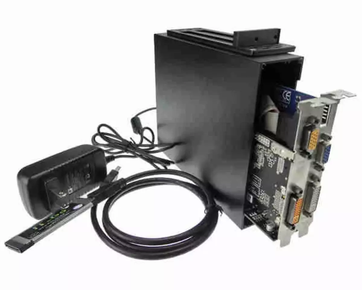 xarici video adapter vasitəsilə laptop monitor Connecting