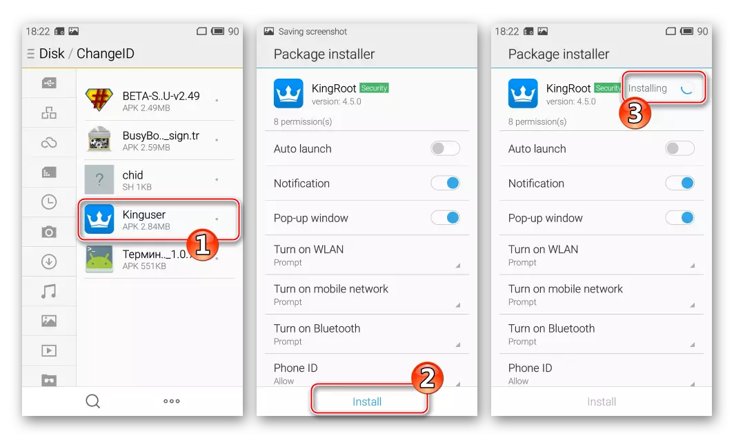 MEIZU M2 MINI KINGUSER Installer pour Ruttle Ruth