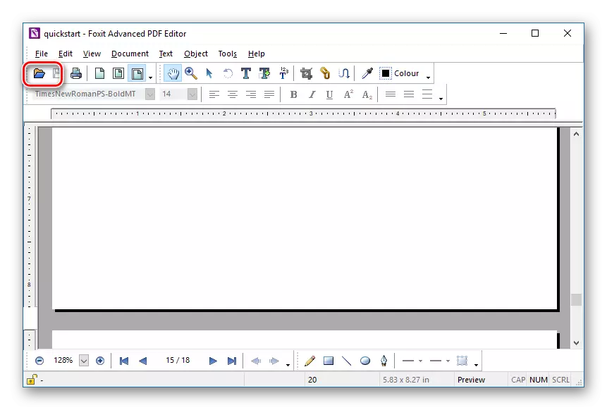 Foxit 고급 PDF 편집기에서 열림