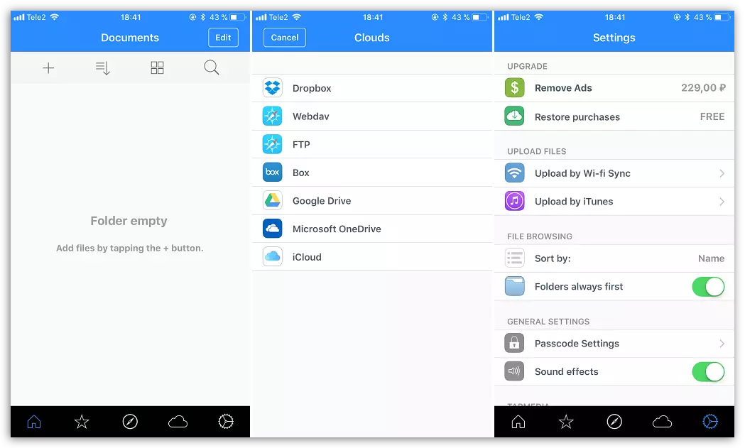 Изтеглете приложението File Manager за за IOS