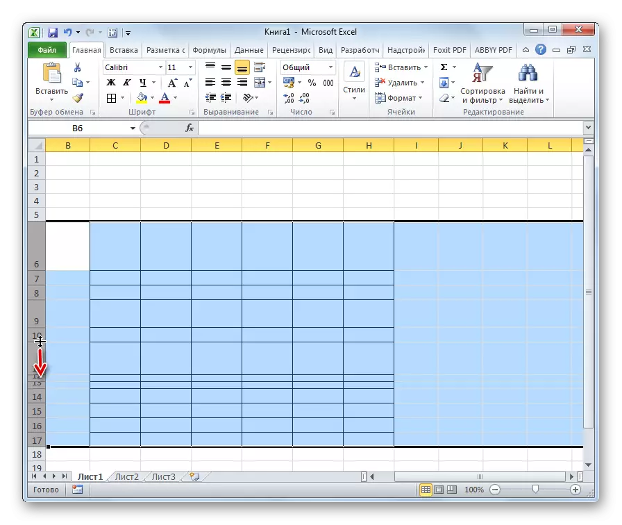 Kateak estutzea Microsoft Excel-en