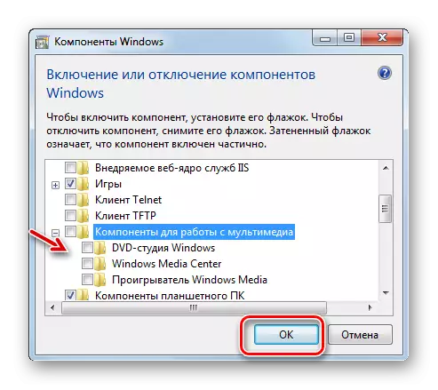 Ukladanie zmien v okne Komponenty v systéme Windows_7