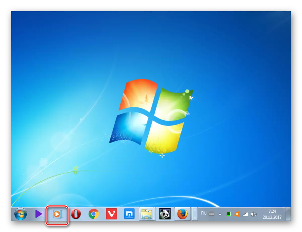 הפעלת Windows Media Player ב- Windows_7