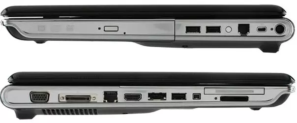 Set of interfaces pane laptops