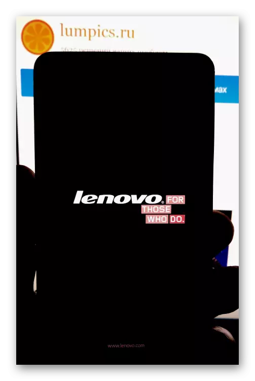 Lenovo P780 Long Loading selepas mengosongkan