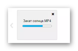 Procesi i shkarkimit të një videoje në një letër në faqen e internetit të shërbimit të postës Mail.ru