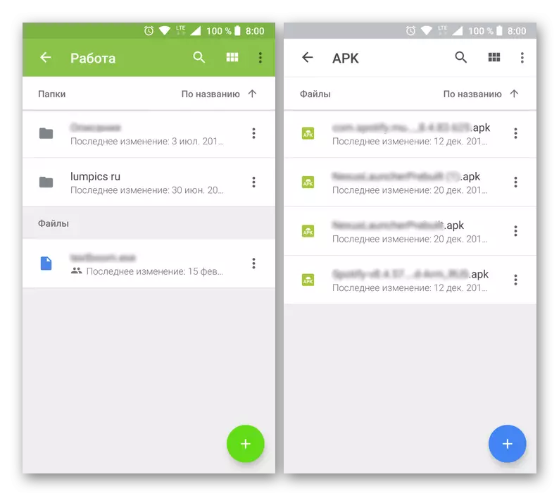 Android üçün Google tətbiqetməsində fayllarla baxın və işləyin