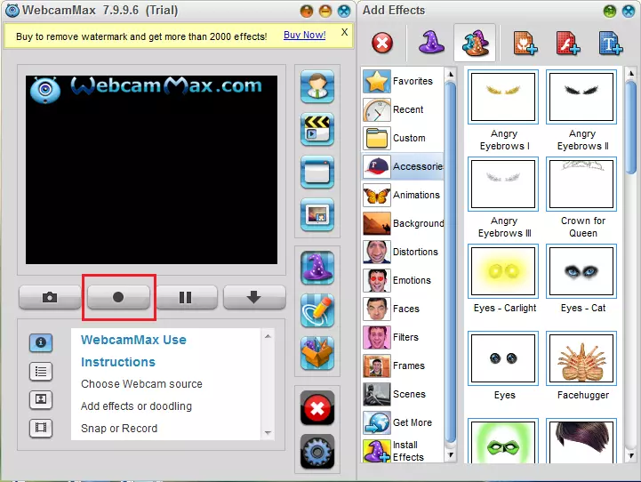 Започнете го влезот во Webcammax за статијата Како да снимате видео од веб камера