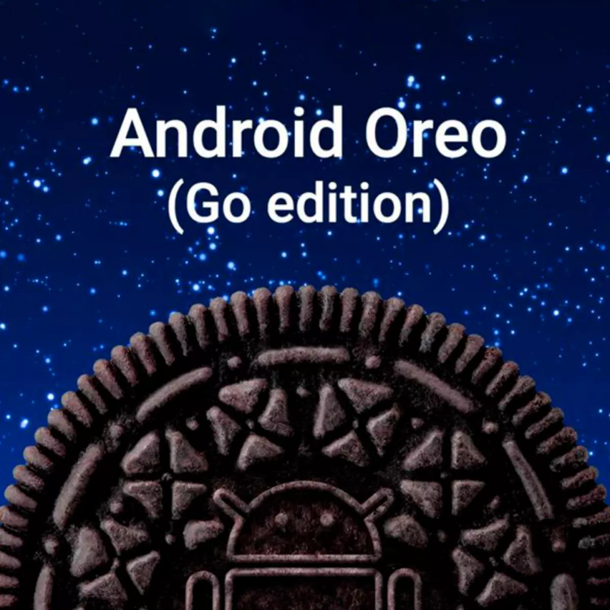 Logotipo de Android Go.