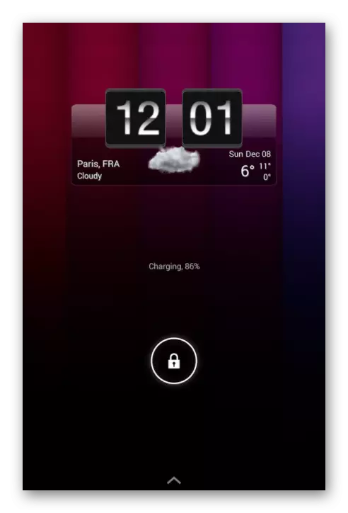 Zentzua flip erlojuaren aplikazioak widget