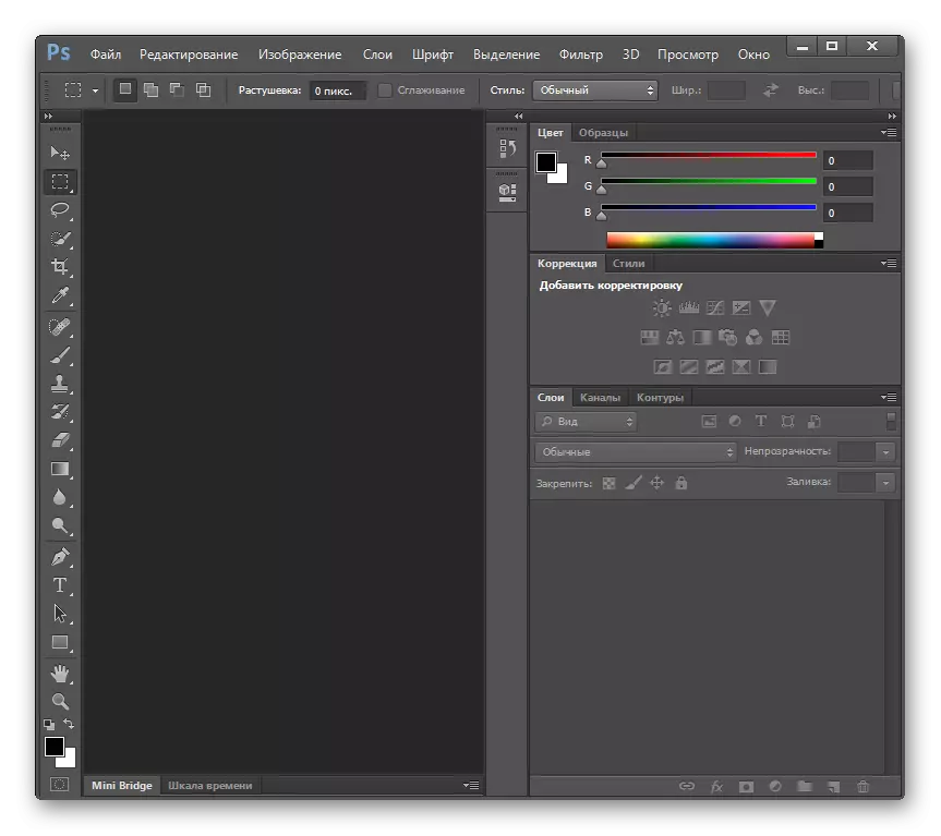 Adobe Photoshop Image Editor Interface
