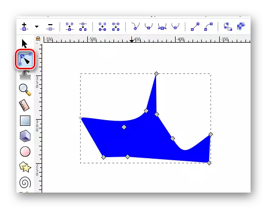 Inkscapeの矩形変形の例