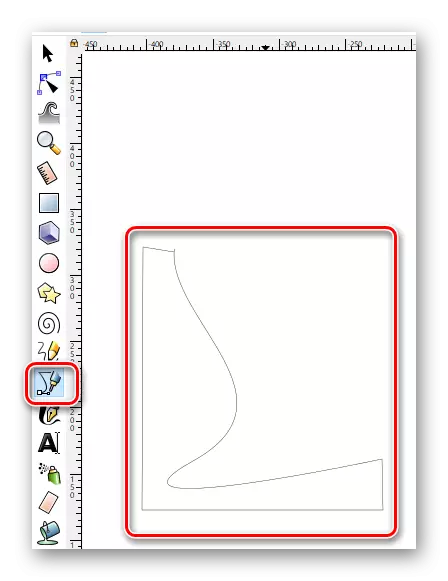 Debuxar liñas rectas en Inkscape