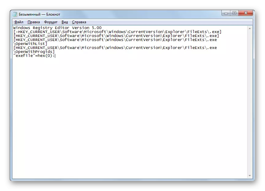Nhập văn bản trong một chương trình Notepad trong Windows 7