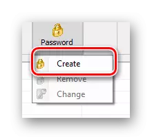 Pumunta sa paglikha ng isang bagong password para sa pagharang sa anumang programa ng Weblock