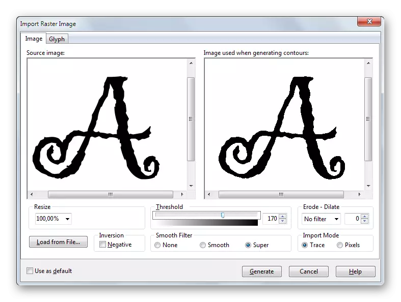 Chương trình tạo phông chữ FontCreator