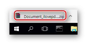 Lejupielādēts pārlūkprogrammas arhīvs ar sadalītām lapām iLovePDF