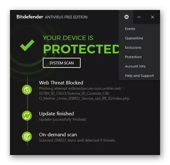 Antivirus a Linux Bitdefender Antivirus számára