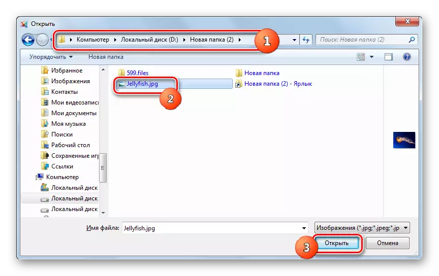 FastPictureViewer پروگرام میں فائل کھلی ونڈو میں JPG تصویر کھولنے