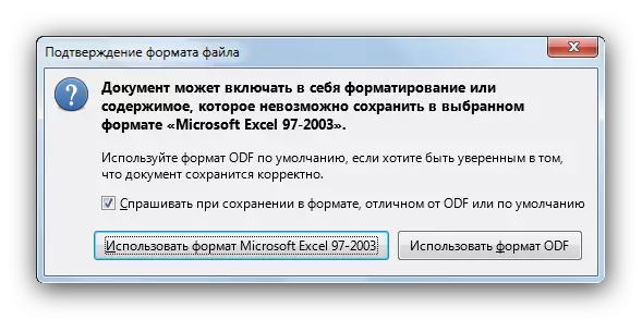 LibreOffice Calc ରେ ଚେତାବନୀକୁ ଚେତାବନୀ |