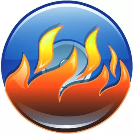 Logotip de solucions de programari per a la crema de discos