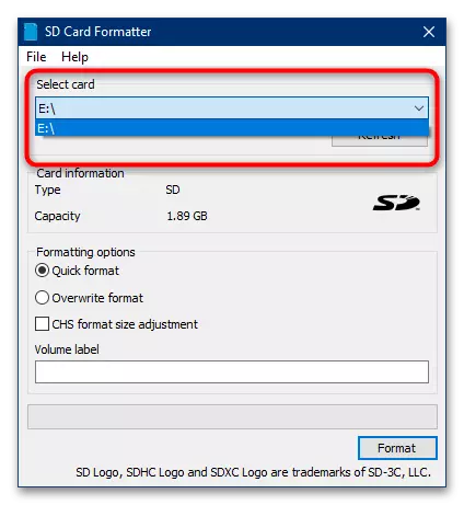How to format a memory card for DVR-10