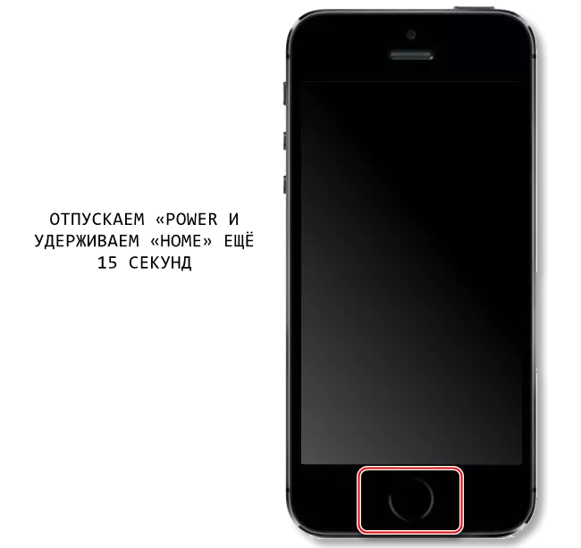 Apple iPhone 5S Beralih ke mode DFU tahap kedua
