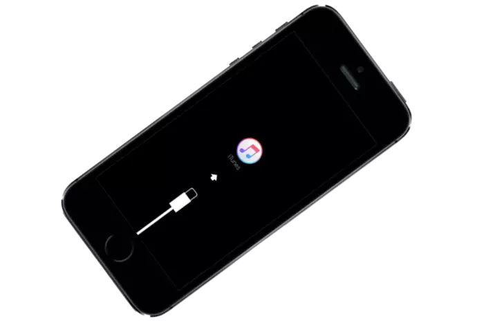 Apple iPhone 5s қалпына келтіру режиміндегі микробағдарлама