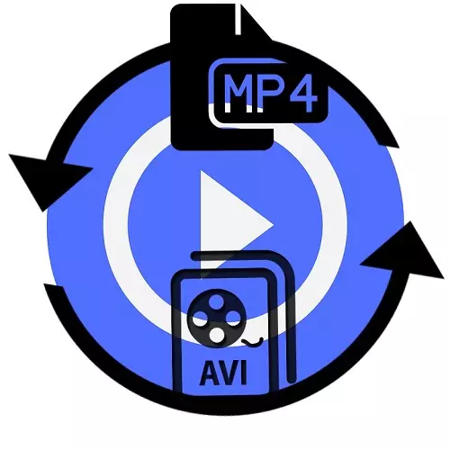 MP4 logotip v Avi Online