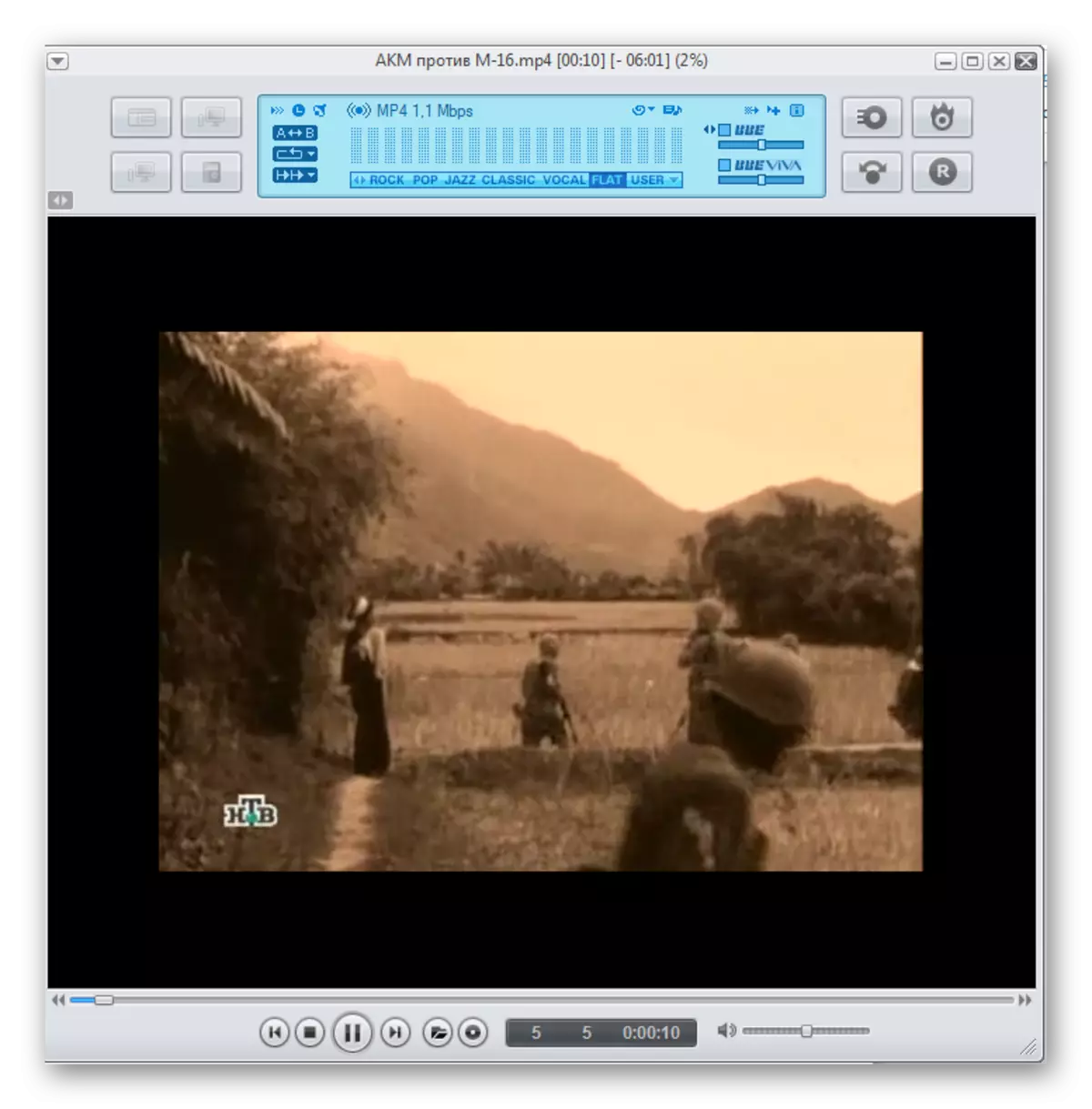 Muter file video MP4 ing program JetAudio