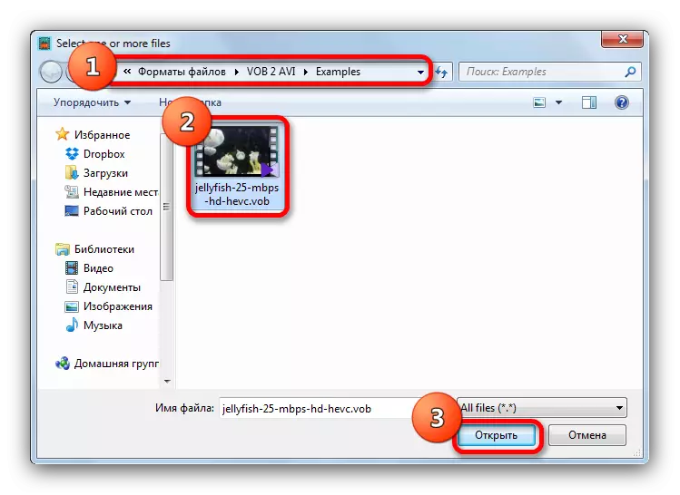 Xilisoft वीडियो कनवर्टर में कंडक्टर के माध्यम से फ़ाइलों का चयन करें