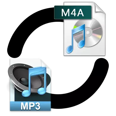 Табдил додани M4A ба файли mp3