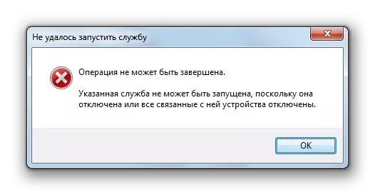 Weiering om toegang wanneer jy die Windows Update Center in die Task Manager in Windows 7 aktiveer
