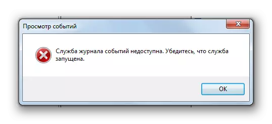 Perkhidmatan log acara tidak tersedia di Windows 7