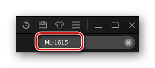 Vyhledávání zařízení v programu Samsung ML-1615