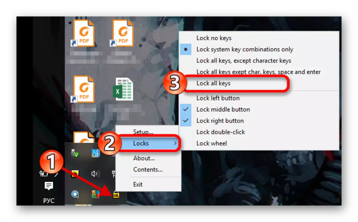 Skakel die laptop-sleutelbord af met 'n spesiale kind sleutelslotprogram in Windows 10