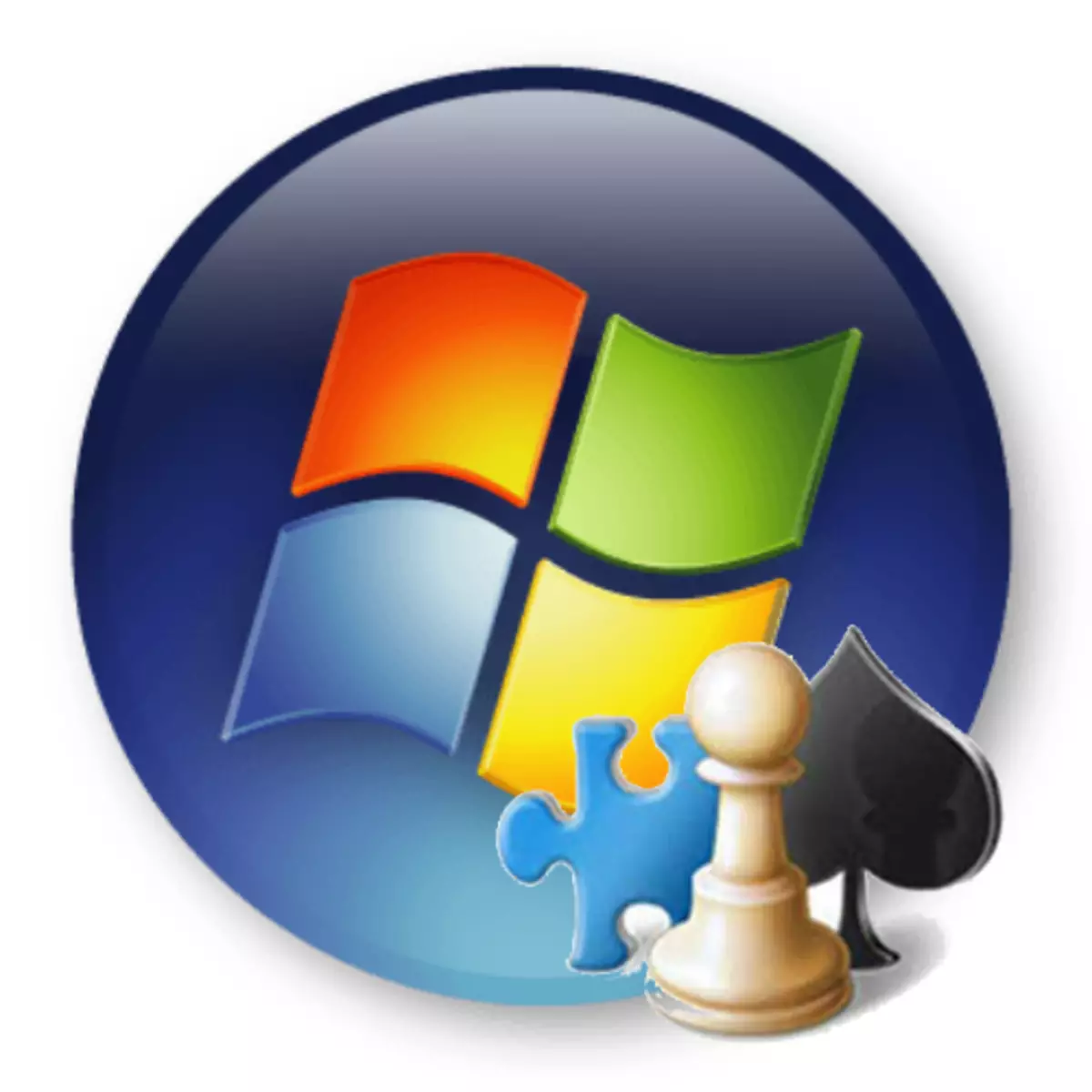 Bagaimana untuk memulihkan permainan standard di Windows 7