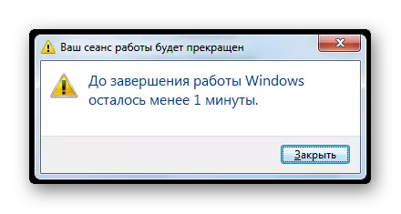 Mesej Reboot Standard dalam Windows 7