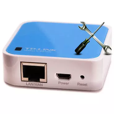 Configuring sa TP-LINK TL-WR702N router.