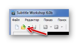 Open knoppie in Subtitle Workshop