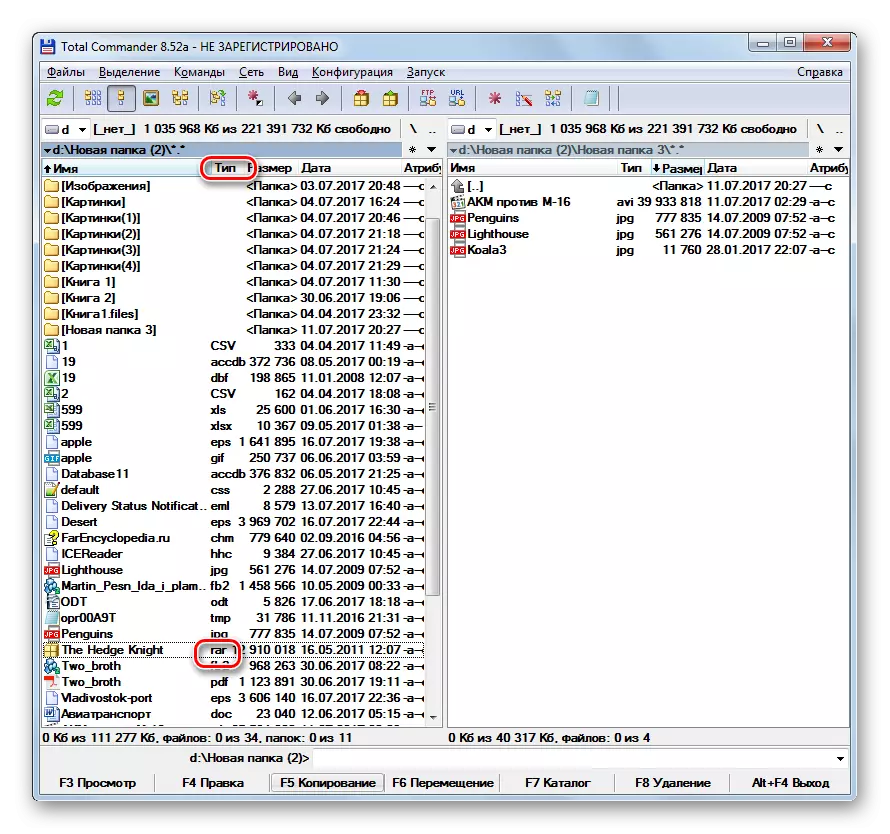 File Extension Changed in Total Commander