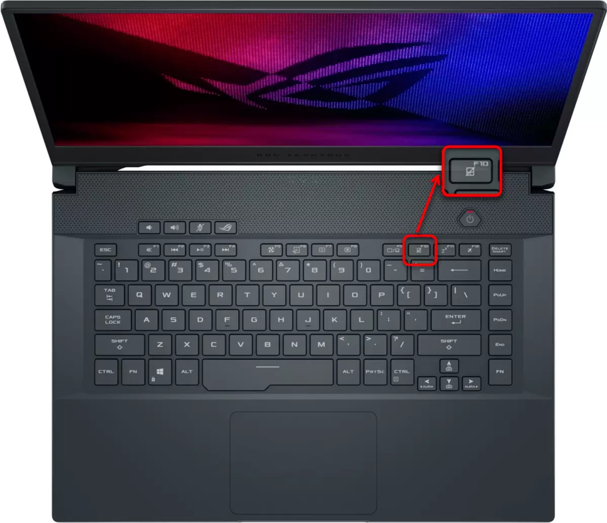 Bagaimana untuk mematikan pad sentuh pada komputer riba ASUS-4