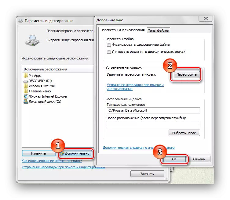 Indexing parameters anovakazve Windows 7