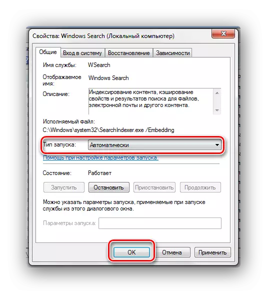 A Windows keresési tulajdonságai automatikusan Windows 7