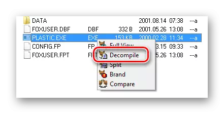 انتقال به Decompiling در Refox